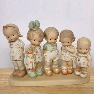 Enesco Memories Of Yesterday Figurine Children 1995 Mabel Lucie Attwell Vintage